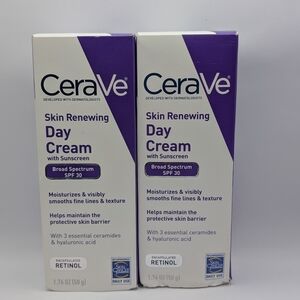 rave Skin Renewing Day Cream with Sunscreen - Purple and White